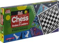 Combo Board Game | Snakes and Ladders & Chess