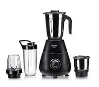 Prestige Apex Blendo 500W 4Jars Mixer Grinder|2 Full Size Stainless Steel Jar|2 Nutri-Blend Jar|3 Super Efficient Blades|Black