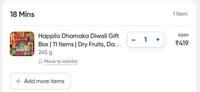 Happilo Dhamaka Diwali Gift Box (11 Items) at ₹419