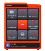 Oneplus - RCC Members' Day Spin and Win (Linked device users only)