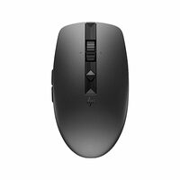 HP 710 Rechargeable Silent Bluetooth Mouse/6 Programmable Buttons/90-Day Rechargeable Battery Life Track-On Glass Sensor(Graphite)