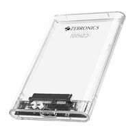 Zebronics 2.5" SSD/HDD Enclosure, Max. 4TB Storage