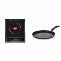 Pigeon by Stovekraft Cruise 1800-Watt Induction Cooktop (Black) & Special Non-Stick Aluminium 