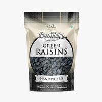 GreenFinity Premium Afghani Seedless Fresh Black Raisins - 1Kg, Vacuumed Pack