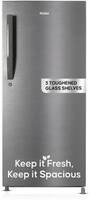 Haier 190 L Direct Cool Single Door 4 Star Refrigerator  (DAZZLE STEEL, HED-204DS-P)
