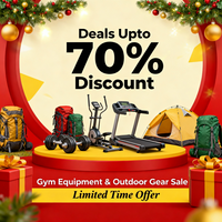 Upto 70% Discount on Gym equipments & Outdoor gear 