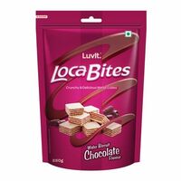 Luvit Loca Bites Chocolate Wafer Cubes 250g (location specific)