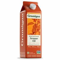 Gramiyaa Sesame - Gingelly (Til) Wood Cold Pressed Oil (1L) (Location Specific)