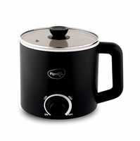 Pigeon by Stovekraft Swift Multi-Cook Kettle 1.5L, Egg Rack - Black