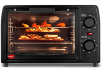[Apply 17% Coupon] Pigeon Oven Toaster Grill 14 Liters OTG| 900 Watts| Toast, Grill, Bake & Roast | Heat Resistant Tempered Glass| Black