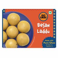 Besan Laddoo | With Ghee | Laddu | Sweets by GO DESi