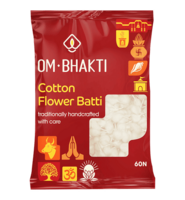 OM BHAKTI Wick For Diya Cotton Flower Batti