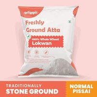 Origgo Lokwan Stone Ground Atta-Normal Pissai 5kg(location specific)
