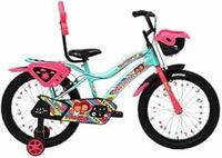 Avon Aviana 16T: Premium Black Kids Bike with Rigid Suspension, Back Rest, and Side Supporters - Ideal for Ages 5-8