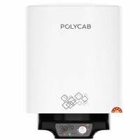 POLYCAB Celestia 5-Star 25L Water Heater (Geyser) | 5-yr tank & 2-yr product warranty | Temperature Control Knob | Enhanced Safety, Rust Proof Tank | Efficient HeatingWhite