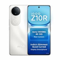 iQOO Z10R 5G (Moonstone, 8GB RAM, 128GB Storage) | 32MP 4K Selfie Camera | Quad-Curved AMOLED Display