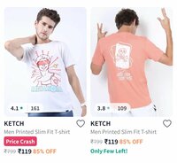 KETCH Men's Tshirt 119 Only - 85% Off