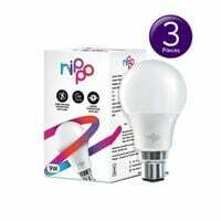 Nippo 9W LED Bulb | Cool Light | B22 Base Holder Combo (1pc x 3) (Location Specific)