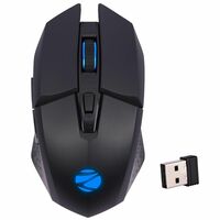 ZEBRONICS Shark Lite Wireless Gaming Mouse 4600DPI, RGB, 6 Buttons, Rechargeable Battery