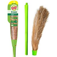 Scotch-Brite No-Dust Broom, Long handle, Easy floor cleaning (Multi-use)