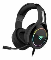 havit H2232d Over Ear Wired Gaming Headset with Boom Microphone & RGB LED for PC, Laptop, PS4, Xbox, Switch