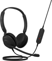 Jabra Evolve 10, On Ear Noise Cancellation Mic with Fully Adjustable Boom Arm and USB-A Connectivity Stereo Headset, Black