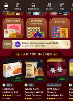 Blinkit Special Offer: Get 500₹ district dining voucher on order above 999₹