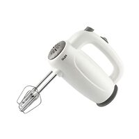 Glen Electric Hand Mixer 125 W 2 Beaters with 5 Speed Settings - White (4059) 1 Years Warranty