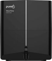 Pureit Wave Prime 7 L RO + MF Water Purifier 6 Stage Filteration Upto 45% Water Recovery Wall Mountable Ideal for Borewell, Tanker & Municipal Water  (Black)