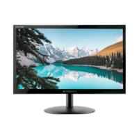 Zebronics Zeb-V19HD | 18.5" LED Monitor | 16:9 Aspect Ratio | HD (1366x768) | 60Hz Refresh Rate | HDMI & VGA Port | Desk & Wall Mount | Black