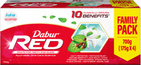 Dabur Red Paste Family Pack (175 g × 4) (700 g)