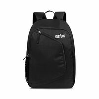 Safari Hexa 21 Ltrs Water Resistant 3 Compartment Backpack - Black, S (HEXA19CBBLK)