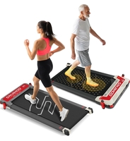 Sparnod Fitness STH-3003 3-in-1 Double-Sided Walking Pad Treadmill for Home Use with Acupressure Massage Pad, 1-6 km/h, 5 Massage Speed Modes, LED Display, Incline, 2.5 HP Motor, Supports Up To 120 kg