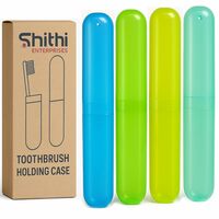 SHITHI Toothbrush Travel Case – Pack of 4