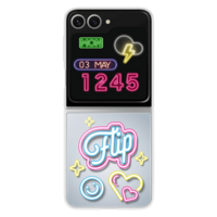 SAMSUNG TPU Back Cover for SAMSUNG Galaxy Z Flip7 FE, Flip6 (Flipsuit, Gray)