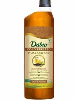 Dabur Mustard (Sarson) Cold Pressed Oil | Cooking Oil 1l(location specific)