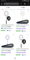 Li-Ning Badminton Rackets Sale on Flipkart