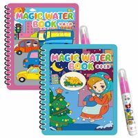 Wobbox Magic Book With Magic Doodle Pen - Reusable (Set of 2) (4Pcs)