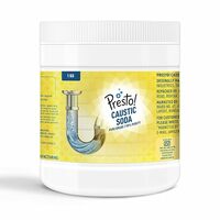 Amazon Brand - Presto! Caustic Soda Powder | 1 Kg | 98% Pure | Powerful Pipe & Drain Cleaner | Tough Stain Remover | Industrial Use