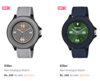 Killer watches upto 85% discount