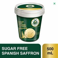 Amul - Ice Lounge Sugar Free Spanish Saffron Ice Cream Tub (500ml) (location specific)