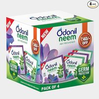 Odonil Bathroom Air Freshener Neem Mixed Fragrances Blocks 192g (48g, Pack of 4) at 120