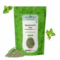 Neuherbs Spearmint Tea 100g (Pack of 1) Herbal Loose Leaf Tea To Promote Refreshment & Manage Stress | 100% Claen, Natural & Pure | Caffeine Free | Rich In Antioxidant