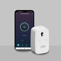 AZIOT 16A Smart Plug with Energy Monitoring, WiFi & Bluetooth, Made in India, Timer Function, Works with Alexa & Google Home