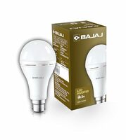 Bajaj iLED 8.5W Rechargeable Emergency Inverter LED Bulb | Cool Day Light | Upto 4 Hours Battery | B22D | (Pack of 1, White)
