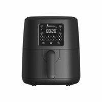 Bergner Masterpro Air Fryer with 1500 Watts, 4 Ltr Capacity, Air Fryer for Home to Bake/Grill/Roast/Heating/Defrost, 360 Degree Airflow Technology, 8 Preset Cooking Menu, Basket With Nonstick Coating