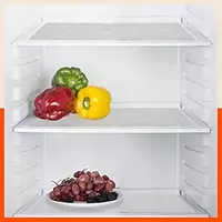 Fridge Mats 45x30cm | 425 GSM | Multipurpose Non-Slip Mats for Fridge, Kitchen & Drawers | White