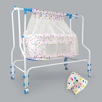 New Born Baby Cradle for 0-12 Months Baby Boy and Girl (Blue)