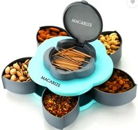 Plastic Grocery Container - 1500 ml Grey, Blue Rs. 66