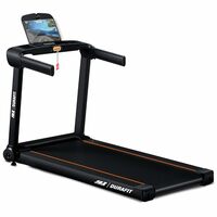 91-Durafit Ace 4.5 HP Peak BLDC Motorized Treadmill | Home Cardio | 16 Km/Hr Max Speed | 120 Kg Max User Weight